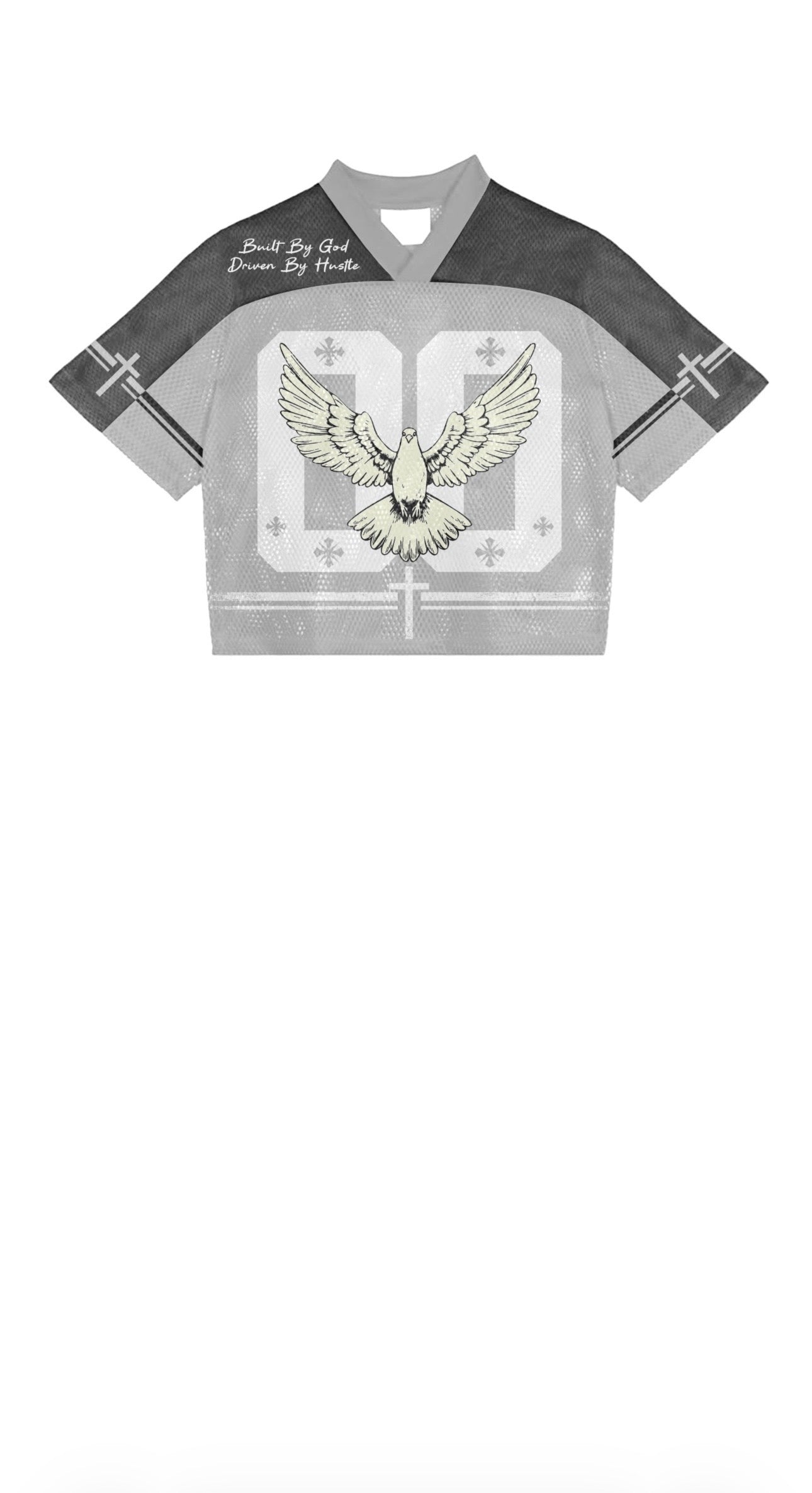 Cool Grey 00 Driven By Hustle Mesh Jersey