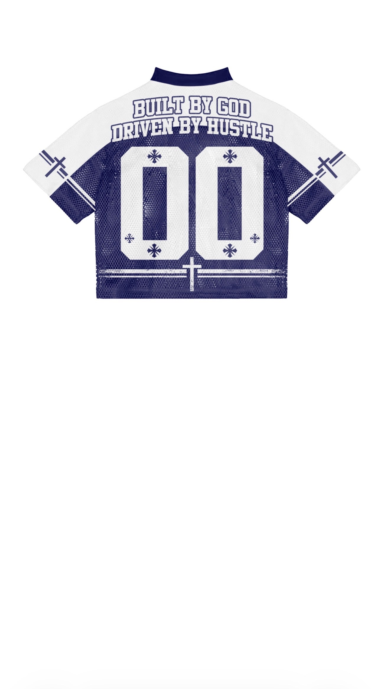 Navy 00 Driven By Hustle Mesh Jersey