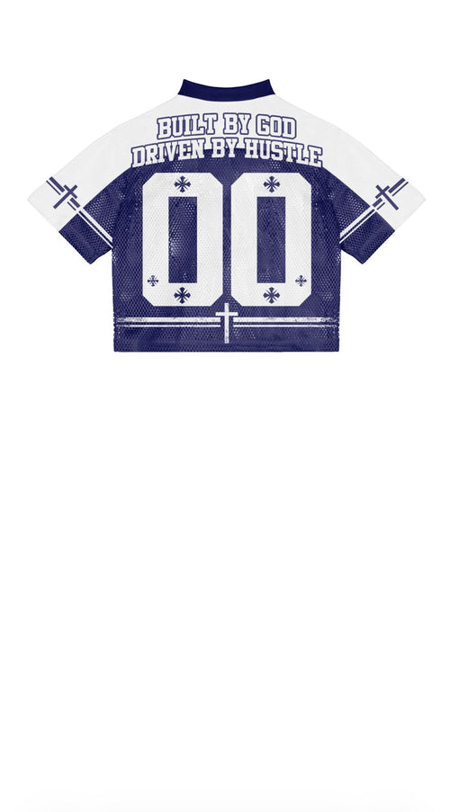 Navy 00 Driven By Hustle Mesh Jersey