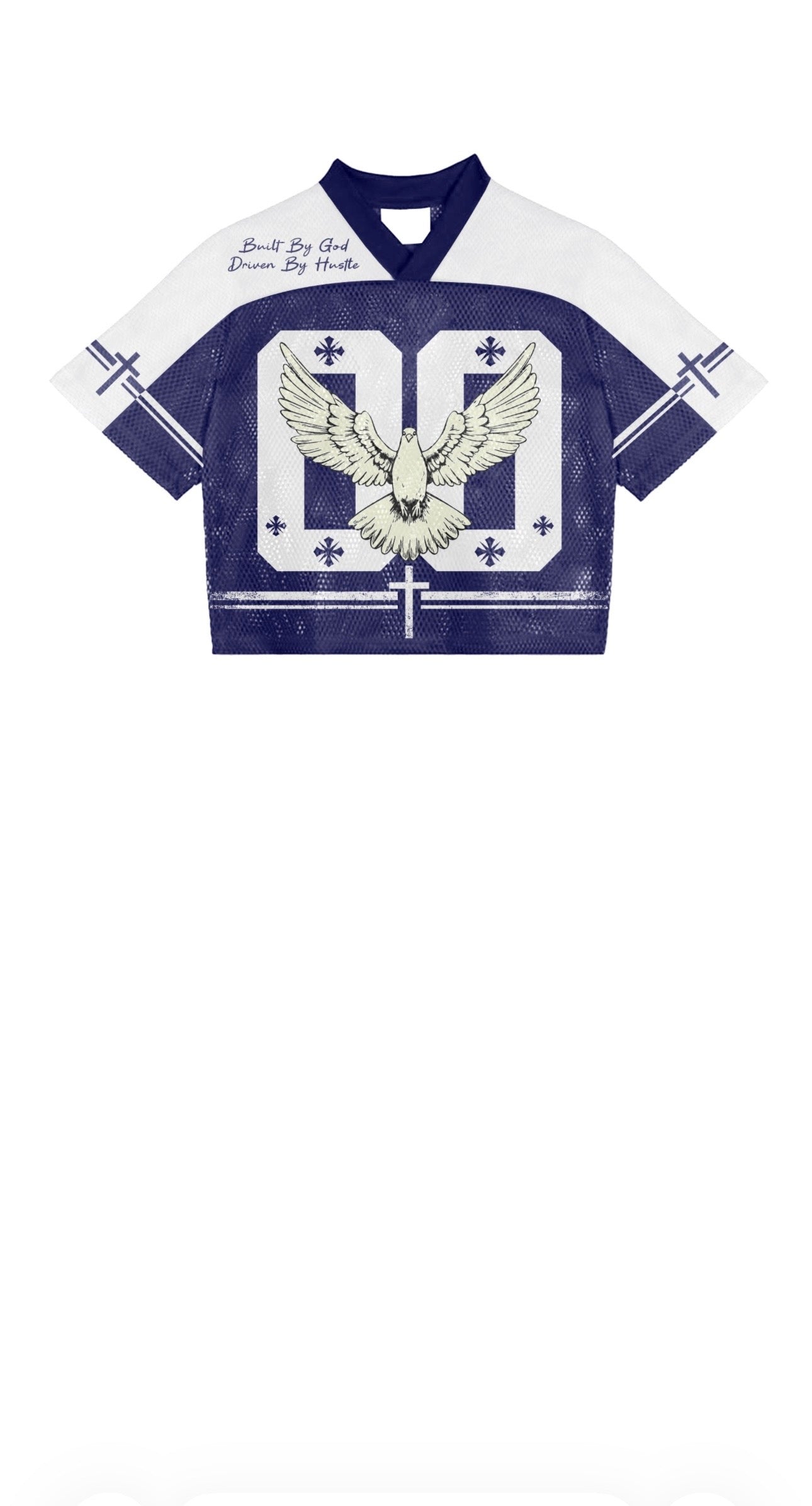 Navy 00 Driven By Hustle Mesh Jersey