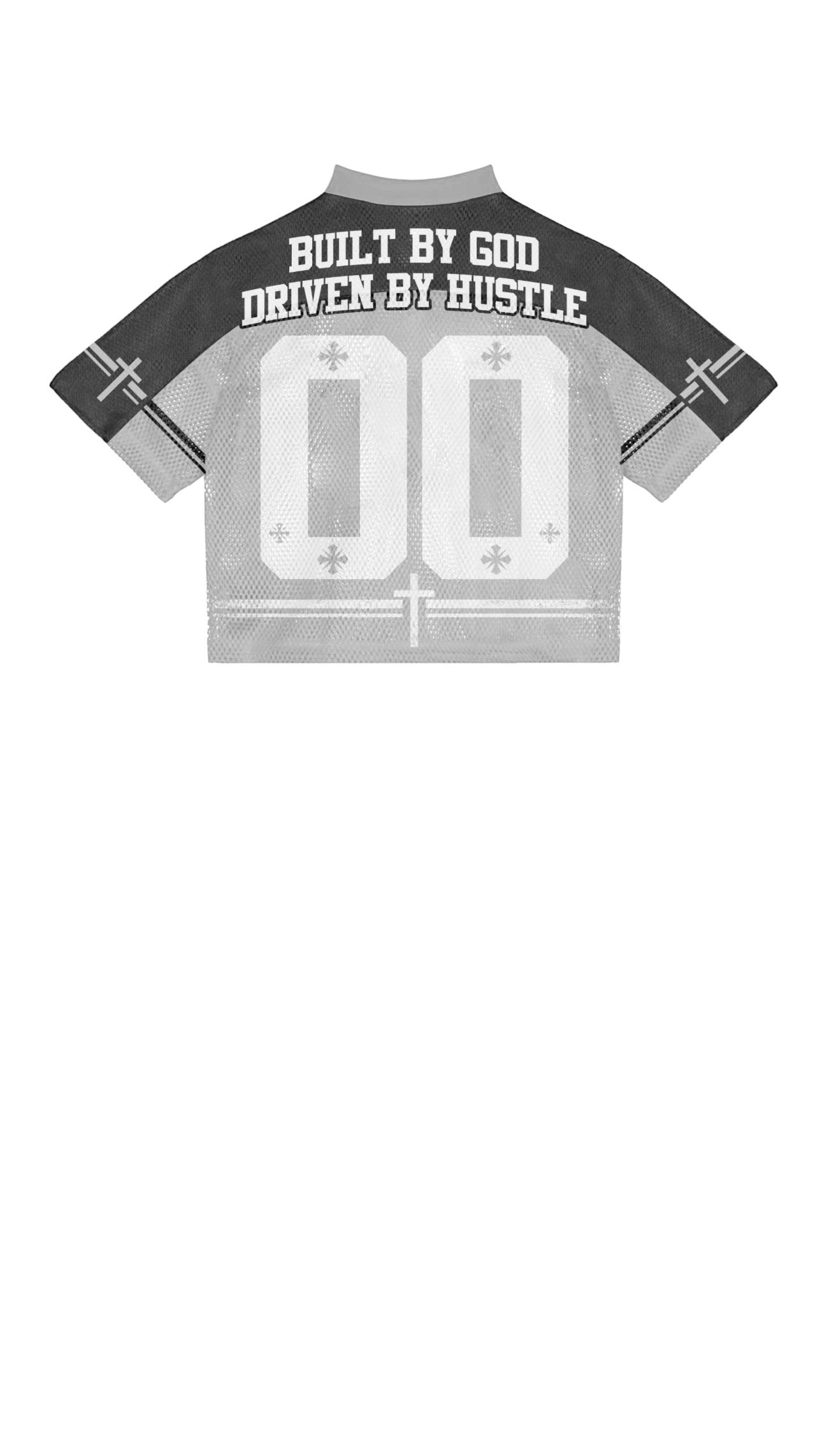 Cool Grey 00 Driven By Hustle Mesh Jersey