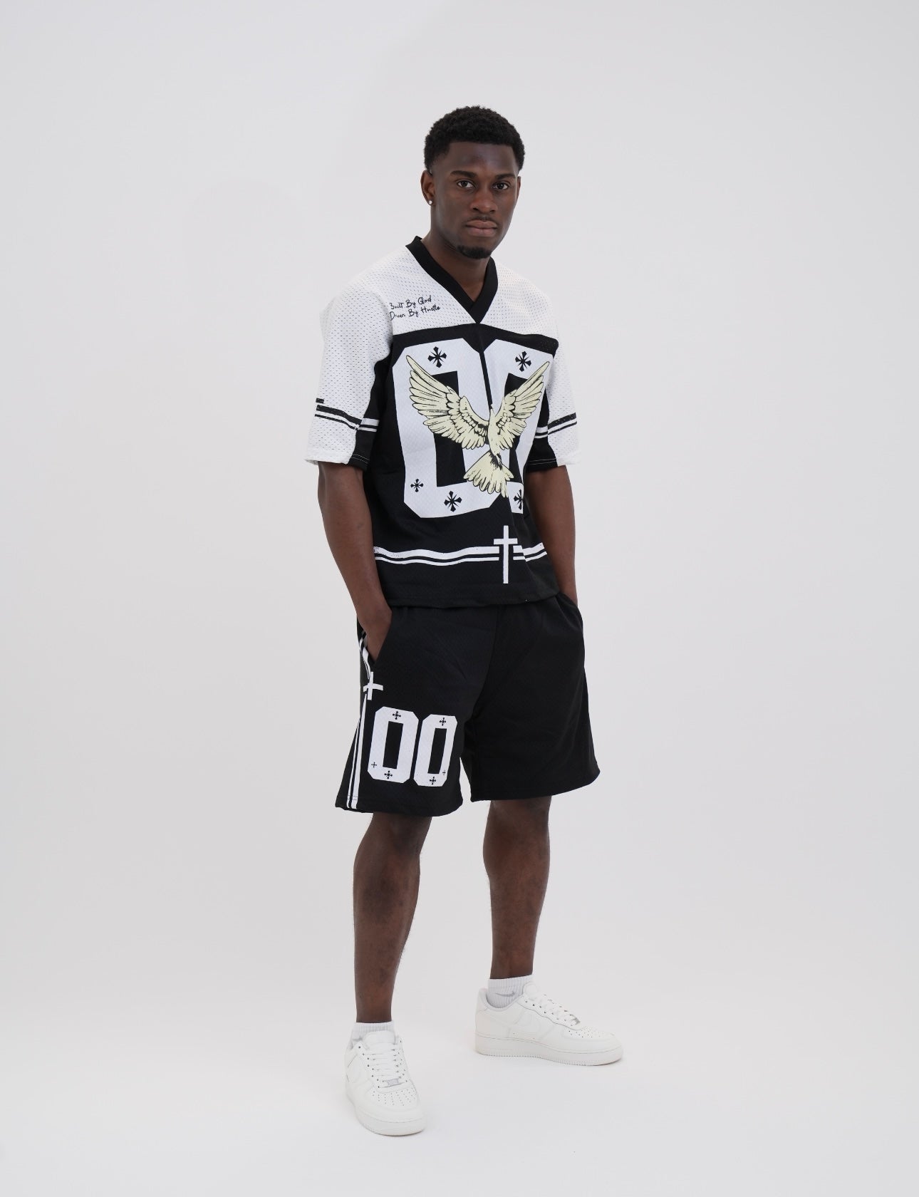Black 00 Driven By Hustle Mesh Jersey