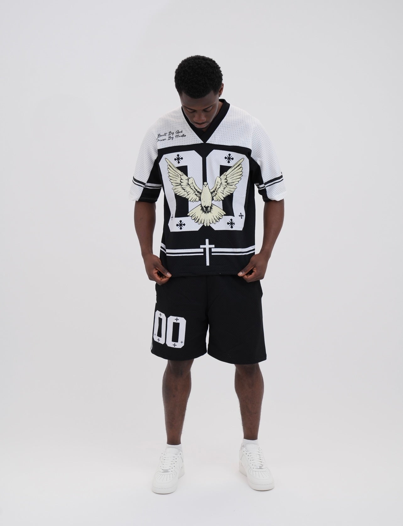 Black 00 Driven By Hustle Mesh Jersey